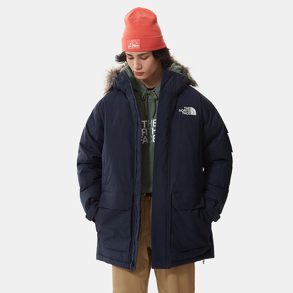 The North Face Parka Mens Australia - The North Face Mcmurdo Navy Mcmurdo (PEA-069238)